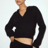 Cashmere Northstar Polo - Zwart