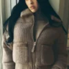 Cashmere Northstar Truie Puffer - Alpine Cocoa Heather