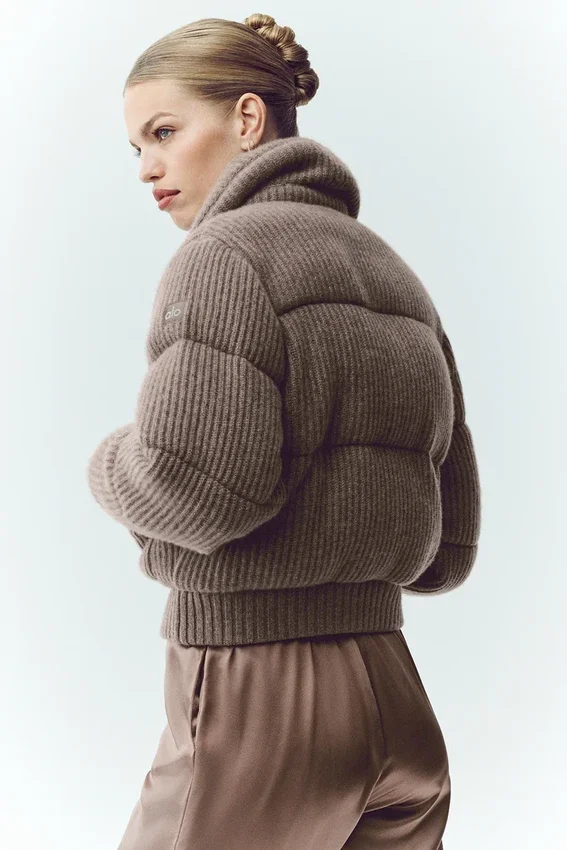 Cashmere Northstar Truie Puffer - Alpine Cocoa Heather