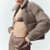Cashmere Northstar Truie Puffer - Alpine Cocoa Heather