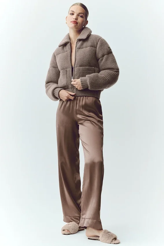 Cashmere Northstar Truie Puffer - Alpine Cocoa Heather