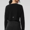 Cashmere Plush Waffle-vest - Zwart
