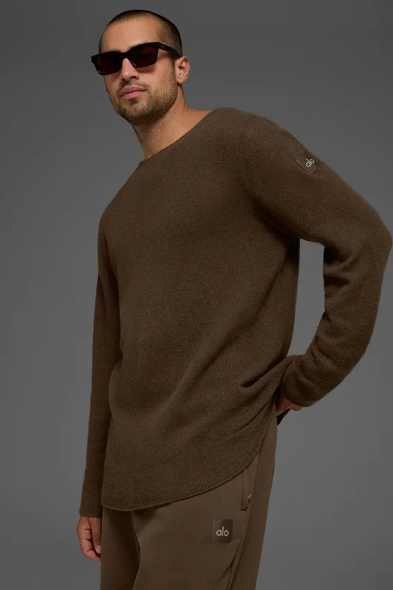 Cashmere Reform met lange mouwen – Espresso