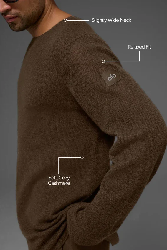 Cashmere Reform met lange mouwen – Espresso