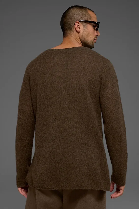 Cashmere Reform met lange mouwen – Espresso