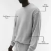 Chill trui met ronde hals - Athletic Heather Grey