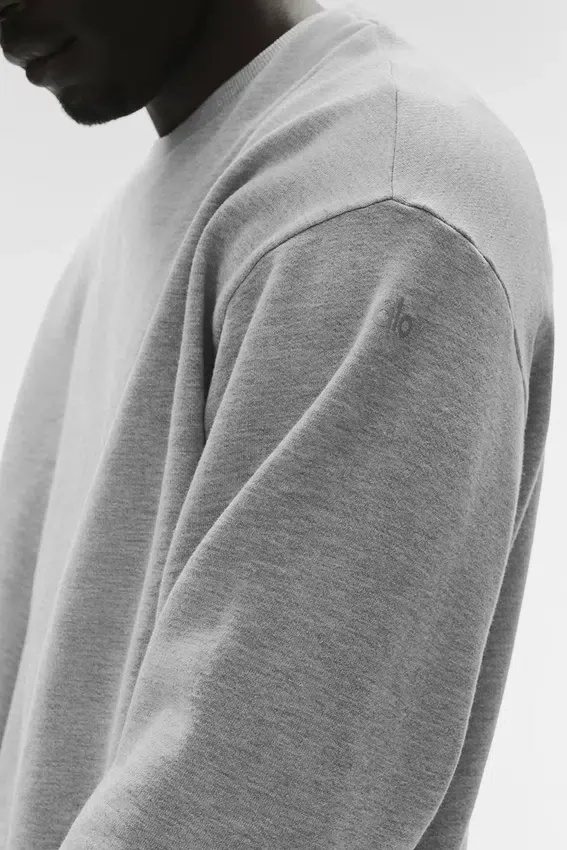 Chill trui met ronde hals - Athletic Heather Grey
