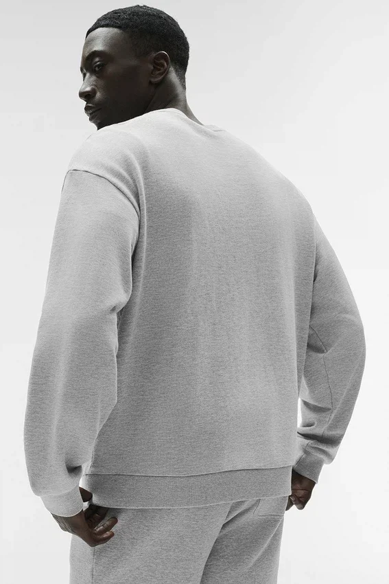 Chill trui met ronde hals - Athletic Heather Grey