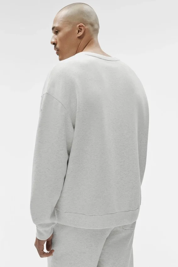 Chill trui met ronde hals - White Heather