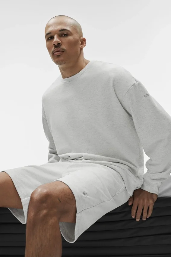 Chill trui met ronde hals - White Heather