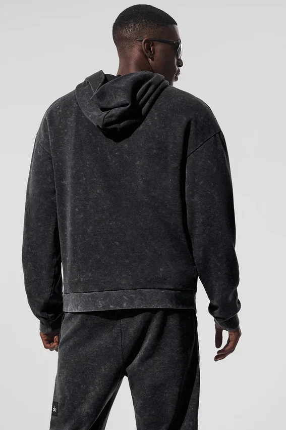 Chill Vintage Wash-hoodie – Black Wash