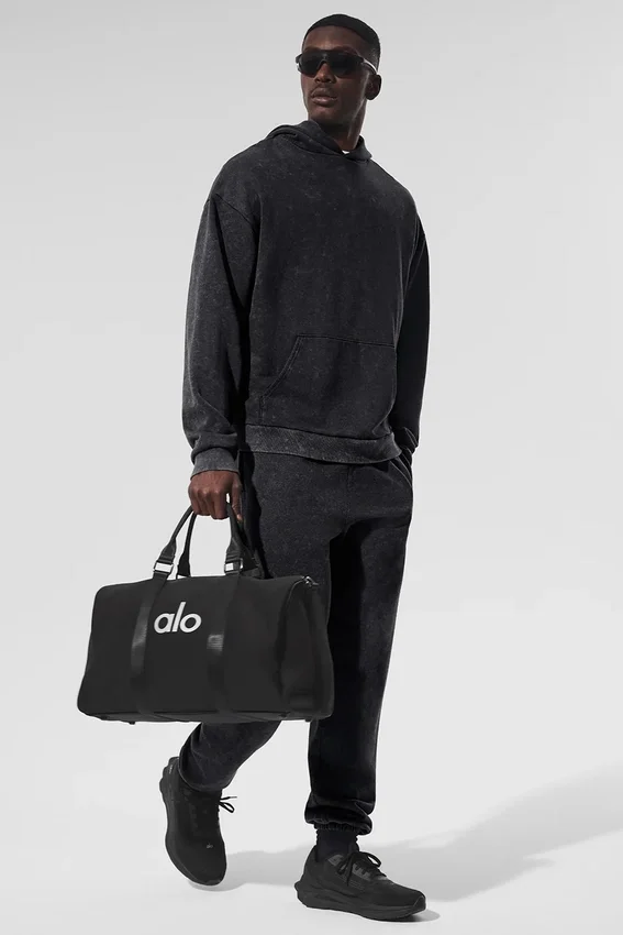 Chill Vintage Wash-hoodie – Black Wash