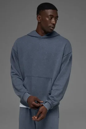 Chill Vintage Wash-Hoodie – Bluestone Wash