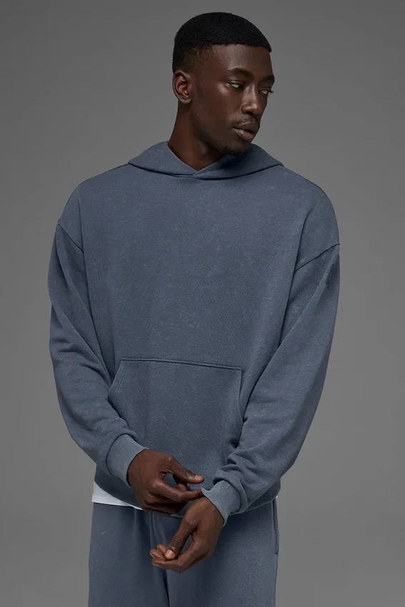 Chill Vintage Wash-Hoodie – Bluestone Wash