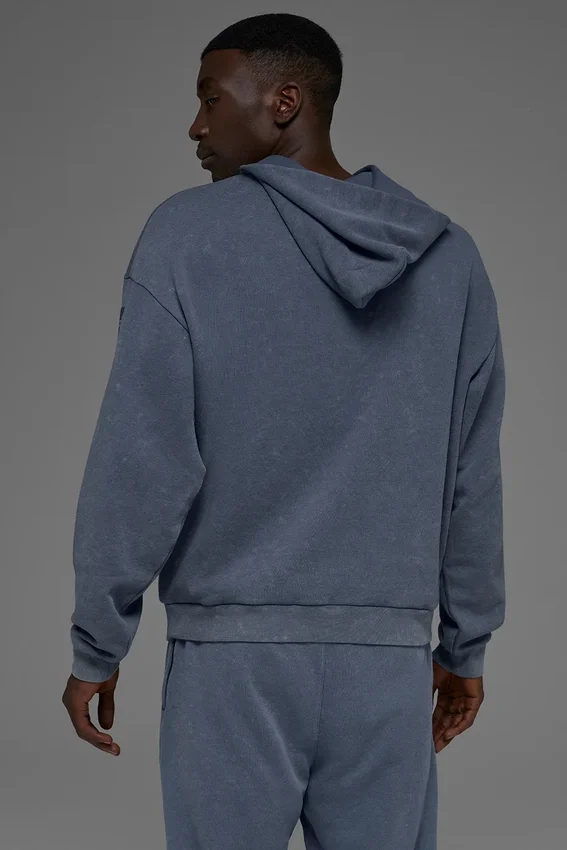 Chill Vintage Wash-Hoodie – Bluestone Wash