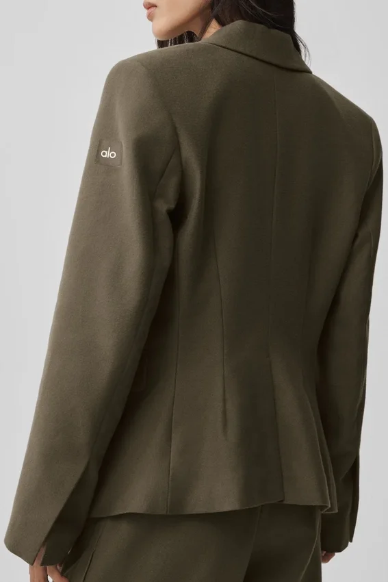 Cinch-blazer - Olive Tree