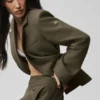 Cinch-blazer - Olive Tree