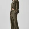Cinch-blazer - Olive Tree