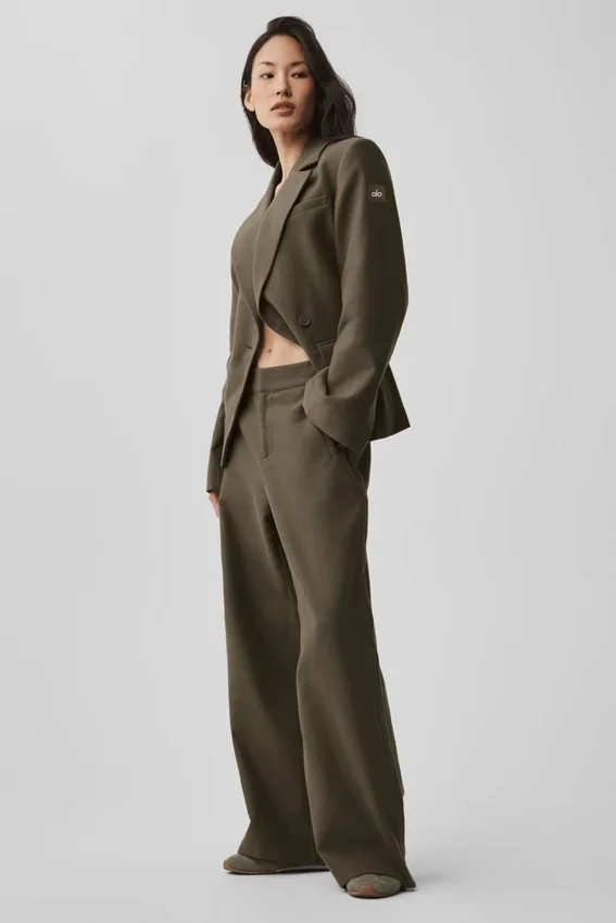 Cinch-blazer - Olive Tree