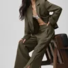 Cinch-blazer - Olive Tree