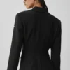 Cinch-blazer - Zwart