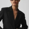 Cinch-blazer - Zwart