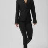 Cinch-blazer - Zwart