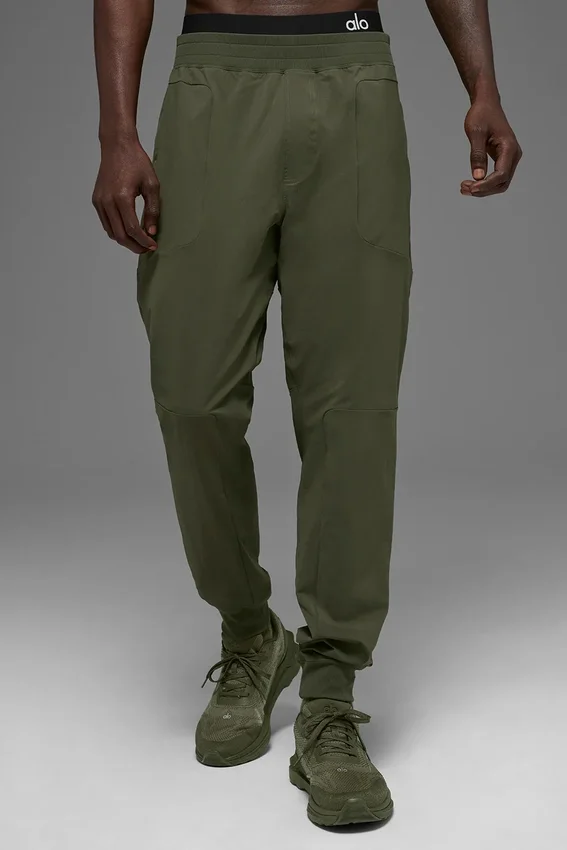 Co-Op-broek - Groen olijfgroen