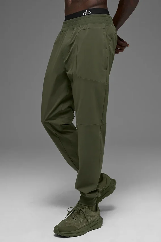 Co-Op-broek - Groen olijfgroen