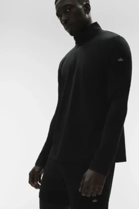 Conquer 1/4 Zip Reform Lange mouwen - Zwart