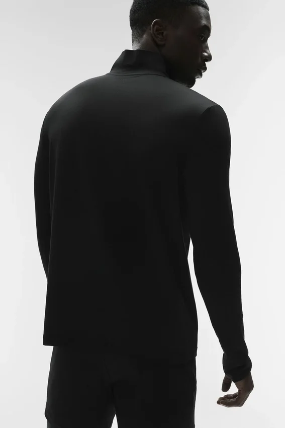 Conquer 1/4 Zip Reform Lange mouwen - Zwart