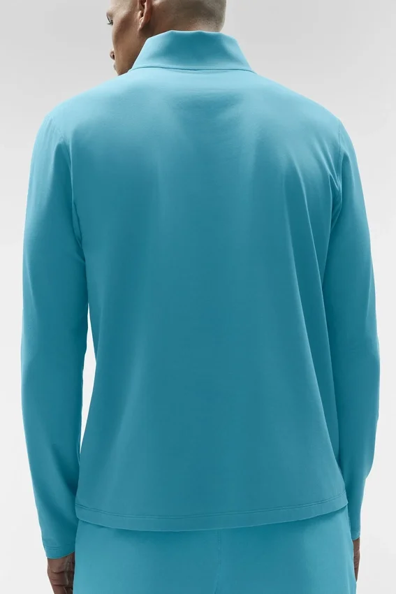 Conquer 1/4 Zip Reform met lange mouwen - Blue Breeze