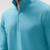 Conquer 1/4 Zip Reform met lange mouwen - Blue Breeze