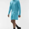 Conquer 1/4 Zip Reform met lange mouwen - Blue Breeze