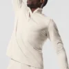 Conquer 1/4 Zip Reform met lange mouwen - Bone