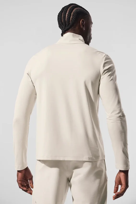 Conquer 1/4 Zip Reform met lange mouwen - Bone