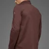 Conquer 1/4 Zip Reform met lange mouwen - Brownstone