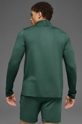 Conquer 1/4 Zip Reform met lange mouwen – Clover Green