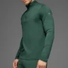 Conquer 1/4 Zip Reform met lange mouwen - Clover Green