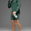 Conquer 1/4 Zip Reform met lange mouwen - Clover Green