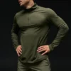 Conquer 1/4 Zip Reform met lange mouwen - Green Olive