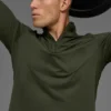 Conquer 1/4 Zip Reform met lange mouwen - Green Olive