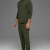 Conquer 1/4 Zip Reform met lange mouwen - Green Olive