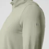 Conquer 1/4 Zip Reform met lange mouwen - Limestone