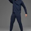 Conquer 1/4 Zip Reform met lange mouwen - Navy