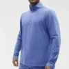Conquer 1/4 Zip Reform met lange mouwen - Provence Blue