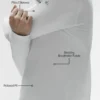 Conquer 1/4 Zip Reform met lange mouwen - White