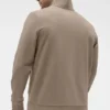 Conquer Max Mock Neck Full Zip - Gravel