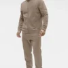 Conquer Max Mock Neck Full Zip - Gravel