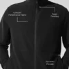 Conquer Max Mock Neck Full Zip - Zwart